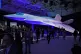 A life-size scale model of a stealth fighter on display at t