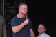 Tommy Robinson addresses the crowd gathered at Trafalgar Squ