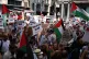 People take part in the National march for Palestine in cent