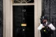 A general view of the front door of No 10 Downing Street, ce