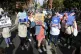 A far-right protest in Belfast city centre an anti-racism 
