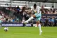 Burnley's Wilson Odobert shoots during the Sky Bet Champions