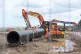 Work on the construction by Southern Water of a new 1km outf