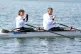 Britain's Lauren Rowles (left) and Gregg Stevenson celebrate