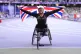 Great Britain's Hannah Cockroft celebrates winning gold in t