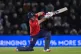 England's Liam Livingstone hits a four during the first IT20
