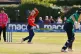 England's Mady Villiers bowling to Ireland's Orla Prendergas