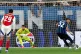 Atalanta's Matteo Retegui (right) has a penalty saved by Ars
