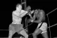 Henry Cooper (left) challenging World Heavyweight boxing Cha
