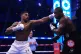 Anthony Joshua (left) and Daniel Dubois in the IBF World Hea