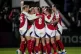 Arsenal's Beth Mead (second left) celebrates with team-mtaes