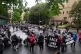 People outside Southwark Crown Court, south London, in suppo