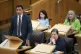 Scottish Labour leader Anas Sarwar in the main chamber of th