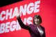 Chancellor of the Exchequer, Rachel Reeves taking applause a