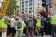 PA Video Grab of people taking part in a pro-Palestine march