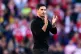 Arsenal manager Mikel Arteta applauds the fans after the fin