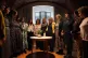 A group of Muslim and Jewish women during a minute silence a