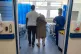 General view of staff on a NHS hospital ward at Ealing Hospi