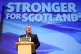 Alex Salmond speaks at the SNP conference in Glasgow, Octobe