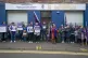 
Striking school support workers take part in a demonstratio