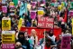 People join civil society groups led by Stand Up To Racism d