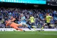 Southampton goalkeeper Aaron Ramsdale (left) saves at the fe