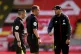Liverpool's manager Jurgen Klopp (right) with match referee 
