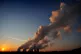 The sun setting over Ratcliffe on Soar Power Station near No