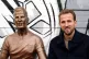 Harry Kane during the unveiling of a statue of himself at Th