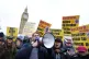 Farmers protest in central London over the changes to inheri