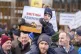 Members of the National Farmers' Union (NFU) Scotland take p
