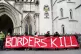 Protesters outside the The Royal Courts Of Justice in London