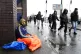 A homeless person in West Bromwich, December 8, 2024