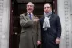 Reform UK leader Nigel Farage (left) with billionaire proper