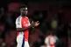 Arsenal's Bukayo Saka applauds the fans after the UEFA Champ