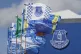 Everton flags outside Goodison Park