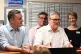 (left to right) Health Secretary Wes Streeting, Dr James Mar
