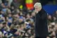 Everton manager David Moyes appears dejected during the Prem