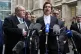 Lord Tom Watson (left) and the Duke of Sussex's barrister, D