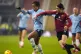 Manchester City's Mary Fowler and Manchester United's Domini