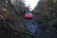NO TIME TO DELIVER PARCELS: A car is stranded, surrounded by