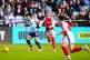 Arsenal's Steph Catley (centre) fouls Manchester City's Aoba