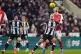 Newcastle United's Bruno Guimaraes and Arsenal's Kai Havertz