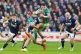 Ireland's Calvin Nash (right) is tackled by Scotland's Darcy