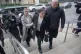 Chelsea and Australia striker Sam Kerr arrives wither partne