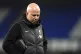 Liverpool manager Arne Slot appears dejected following the P