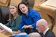 Deputy First Minister Kate Forbes in the main chamber before