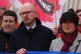 Labour MP Brian Leishman joins members of Unite union as the