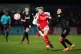 Arsenal's Alessia Russo (left) and West Ham United's Camila 