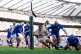 England's Ollie Sleightholme scores his second try during th